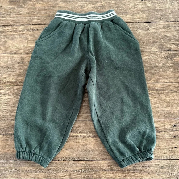 Vintage 1998 Gymsport Gymboree Boys Medium 3-4 Years Green Joggers Sweatpants - Picture 1 of 4